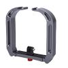 SUNGOOYUE Dive Rig, Underwater Camera Stabilizer Aluminum Alloy Diving Rig with Ergonomic Handle for Action Cameras LED Lights Microphones view 2
