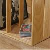 PUCNHZYNW Record Rack Vinyl Record Display Holder Open Plan Wooden CD Album Books Storage Rack view 4