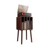PUCNHZYNW CD Rack Living Room Minimalist CD Display Cabinet Wooden Unit Storage Holder view 1