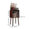 PUCNHZYNW CD Rack Living Room Minimalist CD Display Cabinet Wooden Unit Storage Holder view 2