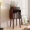 PUCNHZYNW CD Rack Living Room Minimalist CD Display Cabinet Wooden Unit Storage Holder view 4