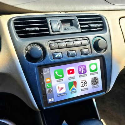 2+64G 7 Inch Double Din Car Stereo Radio for Honda Accord 1999-2002 Wireless CarPlay and Android Auto Bluetooth Touch Screen Head Unit, GPS Navigation Mirror Link Backup Camera FM/RDS