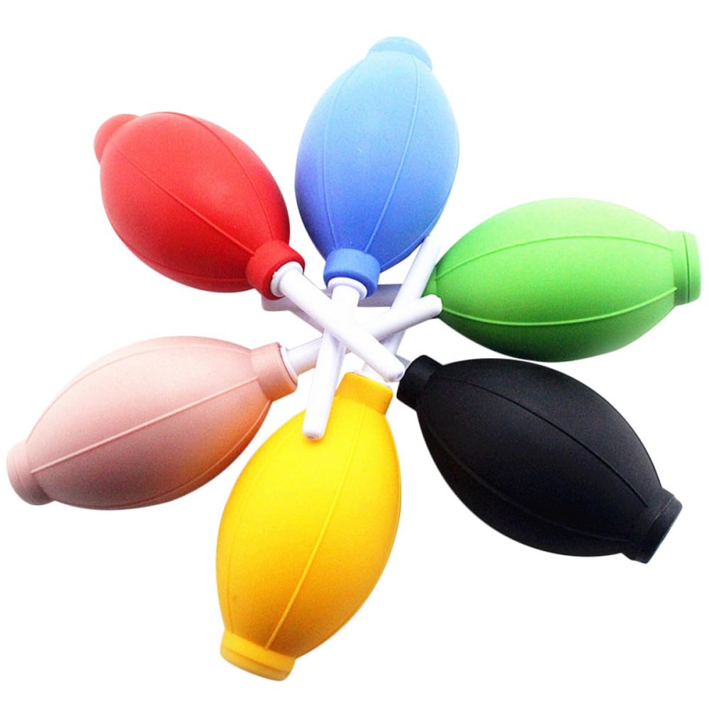 Alipis 6pcs Camera Lens Air Blower Dust Blowing Ball Set for Electronics and Eyelash Extensions, Compressed Air Pump for Precise Dust Removal