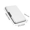 BESPORTBLE Waterproof Memory Card Case Holder for Micro Cards, Portable Micro Sdxc Storage Organizer with Sturdy Silver Container for Camera and Travel Use view 2