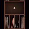 PUCNHZYNW CD Rack Wooden Vinyl Record Low Cabinet with Drawers Storage Unit Display Holder view 3