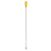 Telescopic Gutter Brush Extendable Gutter Cleaner Tool with Rotating Flexible Head for Cleaning Gutters Without Ladder, Includes Extension Rod and Inspection Mirror(D) view 1