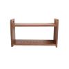 PUCNHZYNW CD Rack Minimalist Wooden CD Record Rack Desktop Tea Sets Books Storage Shelf with Openwork Handle view 1