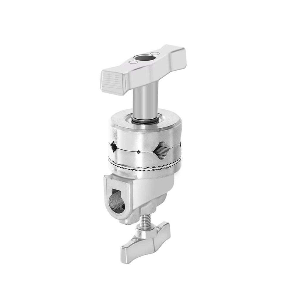 Heavy Duty Metal Grip Head Mounting Adapter for 15mm C-Stand Light Boom Arm