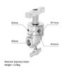 Heavy Duty Metal Grip Head Mounting Adapter for 15mm C-Stand Light Boom Arm view 2