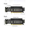 AoQhir PH4235 PCIe 5.0 x16 to Dual M.2 Mkey Adapter Card Supports x8 x4 x4 Split for High Speed SSD Expansion Bifurcation Compatible with Mkey NVMe 2230 2242 2260 2280 22110 SSD view 2