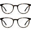 grinderPUNCH Reading Glasses Men Women Fashion Computer Readers Stylish Blue Light Blocking Glasses Gaming Eyeglasses (2 Pack Tortoise Whiskey, 3.00, x) view 1