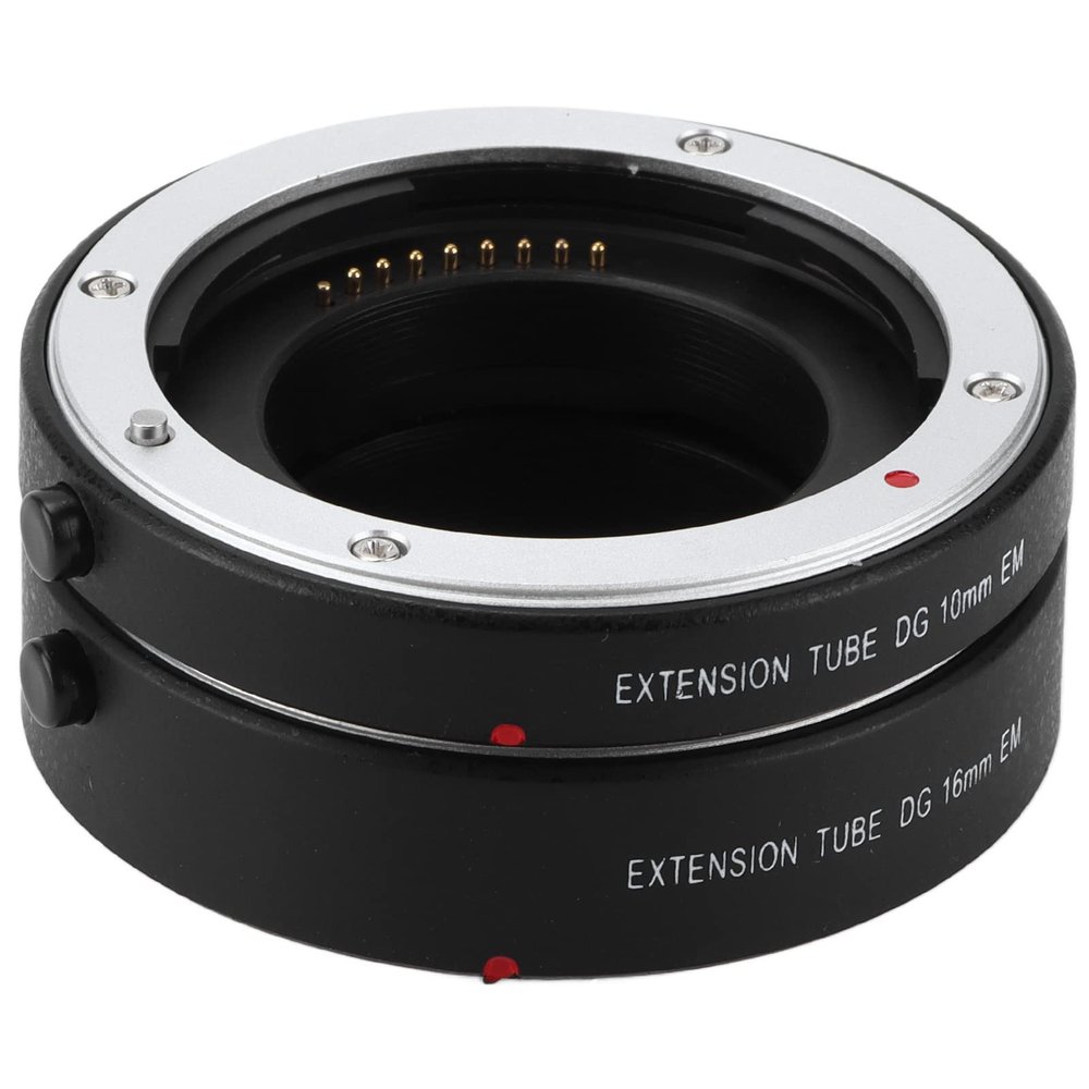 10mm 16mm Auto Focus Extension Tube Ring for M Mount, Plastic and Alloy, 2 Lengths - Supports Auto Exposure, Electronic Contact, Compatible with M Cameras