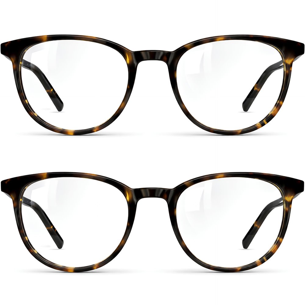 grinderPUNCH Reading Glasses Men Women Fashion Computer Readers Stylish Blue Light Blocking Glasses Gaming Eyeglasses (2 Pack Tortoise Whiskey, 1.00, x)