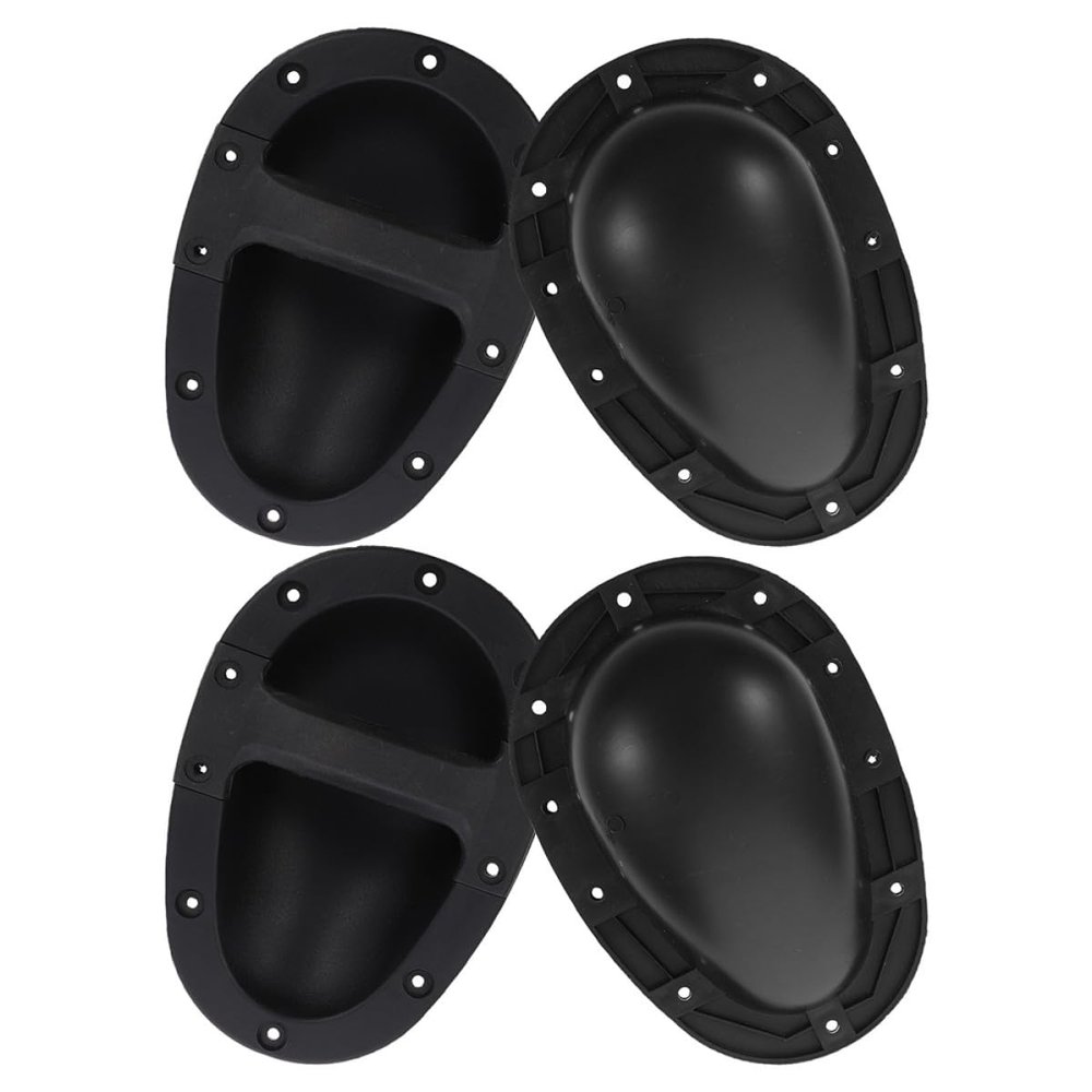 Alipis 4pcs Abs Plastic Speaker Handles Replacement Side Carrier Handles for Stage Audio Equipment 148x212x65mm Suitable for Home and Professional Sound Systems