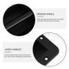 Gatuida 2pcs Recessed Speaker Handles Cabinet Audio Speaker Pull Handles Replacement for Stage Loudspeaker Accessories Side Mount Sturdy Plastic view 3