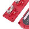 Aolidsive 4 Studs Bus Bar 300A High Current Copper Power Distribution Block with PC Housing for Car RV Boat Wiring view 3