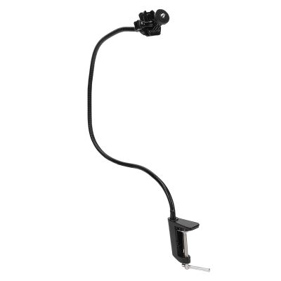 Tangxi Webcam Standfor Desk, Flexible Gooseneck Camera Stand with Standard 1/4" Screw, 360 Rotation Camera Mount for C922 C930e C920S C920 C615 C960 C920X and Other Devices (I Shaped Fixture Stand)