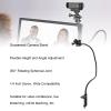 Tangxi Webcam Standfor Desk, Flexible Gooseneck Camera Stand with Standard 1/4" Screw, 360 Rotation Camera Mount for C922 C930e C920S C920 C615 C960 C920X and Other Devices (I Shaped Fixture Stand) view 3