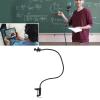 Tangxi Webcam Standfor Desk, Flexible Gooseneck Camera Stand with Standard 1/4" Screw, 360 Rotation Camera Mount for C922 C930e C920S C920 C615 C960 C920X and Other Devices (I Shaped Fixture Stand) view 4