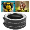 10mm 16mm Macro Autofocus Closeup Adapter Ring for FE E Mount Camera Black - Durable Aluminum Alloy, Precise CNC Processing, Enhanced Macro Photography view 3