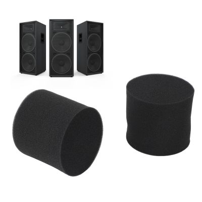 2 Pcs Speaker Port Tube Foam Sponge Plugs, 90mm Dia 80mm Height, Reduce Standing Wave Bass Air Port for Loudspeaker Cabinet
