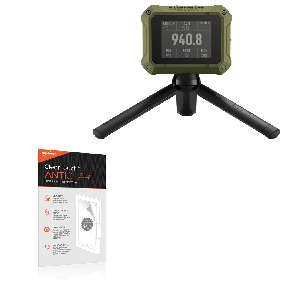 BoxWave Screen Protector Compatible with Athlon Optics Rangecraft Velocity PRO Radar Chronograph - ClearTouch Anti-Glare (2-Pack), Anti-Fingerprint Matte Film Skin