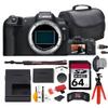 Canon EOS R8 Mirrorless Camera Bundle | 24.2MP Full-Frame Sensor, Dual Pixel CMOS AF II & 4K 60p Video | Great for Travel, Portraits, & Content Creators (5803C002) + 64GB Card + Bag + More view 1