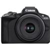 Canon EOS R50 Mirrorless Camera with 18-45mm Lens Bundle | 24.2MP APS-C Sensor, Dual Pixel CMOS AF II & 4K Video | Great for Beginners & Everyday Photography (5811C012) + 64GB Card + Bag + More view 3