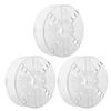 NUOBESTY 3pcs Hollow Ps Plastic Spool Cord Storage Reel 1kg Lightweight Extension Cord Holder Organizer for Electrical Wire Management view 1