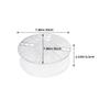 NUOBESTY 3pcs Hollow Ps Plastic Spool Cord Storage Reel 1kg Lightweight Extension Cord Holder Organizer for Electrical Wire Management view 2