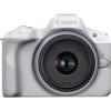 Canon EOS R50 Mirrorless Camera with 18-45mm Lens Bundle | 24.2MP APS-C Sensor, Dual Pixel CMOS AF II & 4K Video | Great for Beginners & Everyday Photography (5812C012) + 64GB Card + Bag + More view 3
