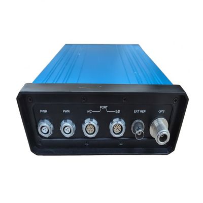 Dual-Frequency GNSS Receiver Sensor for Surveying - High-Precision Geodetic GPS Base Station - Rugged Blue Aluminum Housing