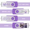 10 Pack Custom USB Flash Drives 8GB USB 3.0,Bulk Personalized Thumb Drives with Logo for Business, Events, Text or Image Printing, JBOS Customized Memory Sticks-Purple view 2