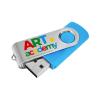 10 Pack Custom USB Flash Drives 16GB USB 2.0,Bulk Personalized Thumb Drives with Logo for Business, Events, Text or Image Printing, JBOS Customized Memory Sticks-Sky Blue view 4