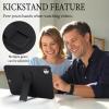 iDOMi Case for iPad Pro 11 Inch (M5 2025/ M4 2024), Shockproof Cover with Kickstand Full Body Protective Bumper, Black view 3
