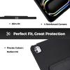 iDOMi Case for iPad Pro 11 Inch (M5 2025/ M4 2024), Shockproof Cover with Kickstand Full Body Protective Bumper, Black view 4