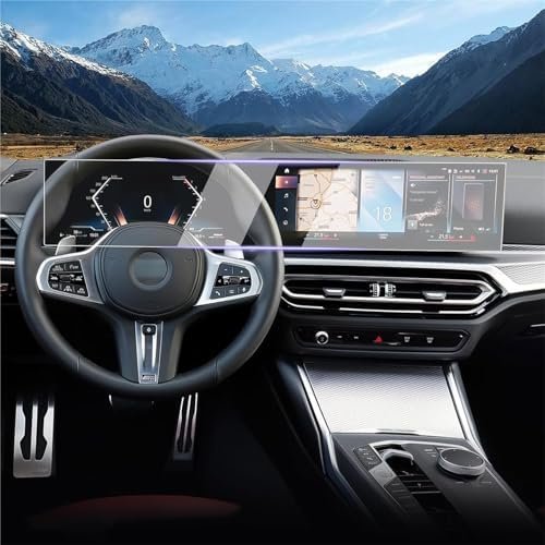 lopmou Car Navigation Screen Protector for BMW iX BMW i4 BMW i7 14.9 Inch,Anti-Scratch GPS Navigation Center Touch Display Tempered Glass Screen Protector