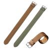 2026 New Replacement Band for Hume Health Band, Nylon Loop for Hume Band, Adjustable Soft Woven Nylon & Adjustable Clasp Buckle, Soft Breathable Sport Wristband for Fitness Tracker (Green+Brown) view 1