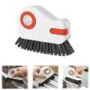 2 in 1 Groove Cleaning Brush Window Track Cleaning Tools, 2026 New Multifunction Hard Bristle Crevice Cleaning Brush with Hidden Scraperfor Sliding Door Track, Window Sill, Shutter Door (Orange) view 1