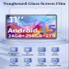 Arxonis 2-Pack Screen Protector for Relndoo P80 11 inch Tablet, 9H Hardness Tempered Glass, Anti-Fingerprint,Anti-Scratch, Easily Installation & HD Clear view 2