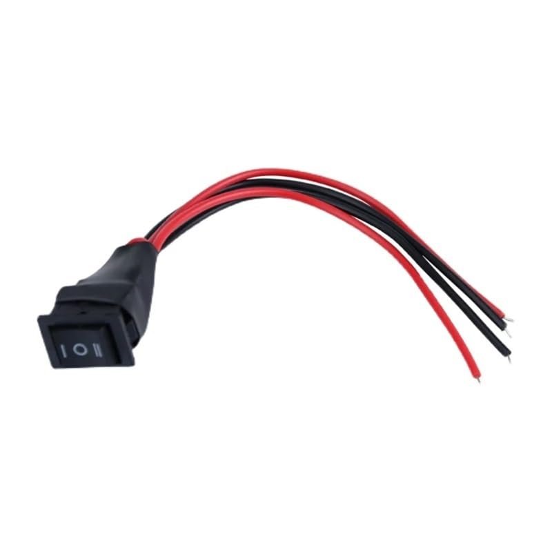 10A Reversing Switch Electronic Starter Control Switch with Wire 6Pin Toggle Switch Three Pole Switch Gear Electronic Starter Reversing Control Switches Motor Drivers