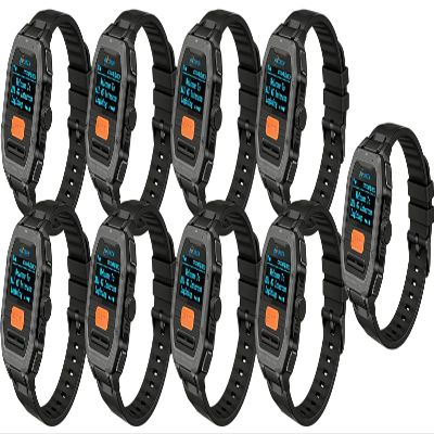 GT5 Watch Walkie Talkie Unlimited Range, 4G LTE PTT Two Way Radio with Pre-Installed SIM, Lifetime Free, VOX Hands Free, AES256 Encryption for Commercial, Industrial, Family, Security and Outdoor etc