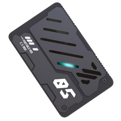 CATHATRR USB3.0 2.5inch Aluminum Externals Hard Drive Mechanical Styles Storage Disk 5Gbps Speed and Shockproof Aluminum Externals