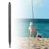 Aluminum Tripod Foot with 1/4in Connecting Rod Reliabled Metal Ground Bracket for Camping & Fishing Plug-in Holder Tripod Leg for Uneven Terrain view 3