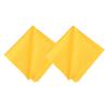 MECCANIXITY Eyeglasses Cloth Microfiber Cleaning Cloth for Eyeglasses Glasses Record Lenses Screens Cameras Cell Phone LCD TV Screens Tablets Laptop, Anti-Static 16" Yellow 2pcs view 1