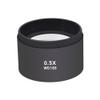0.7X Stereo Microscope Objective Lens 0.5X/0.7X/.0X/2.0X Glass Auxiliary Lens for Trinocular Binocular Zoom Microscopes 48mm Mounting Diameter Black(0.5X) view 1
