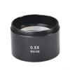 0.7X Stereo Microscope Objective Lens 0.5X/0.7X/.0X/2.0X Glass Auxiliary Lens for Trinocular Binocular Zoom Microscopes 48mm Mounting Diameter Black(0.5X) view 3