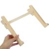 Alipis Solid Wood Laptop Computer Stand Holder with Cooling Vent for Desk Use, Vertical Height Adjustable Desktop Holder Compatible with Laptops to 15.6 Inches, Home Office Organizer view 3