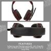 DIYEAH Gaming Headset with LED Light, Over-Ear Stereo Headphones with Noise-canceling Microphone, Compatible with Game Consoles and Travel Use, Dc5.0 Voltage view 3