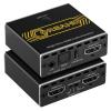8K@60Hz 4K@120Hz HDMI2.1 Audio Extractor 2 in 1 Out Switch,48 Gbps,HDCP 2.3, SPDIF 5.1Ch,L/R 2.1Ch,Supports,ARC TV Apps,VRR,ALLM,HDCP Bypass,HDR,Dolby Vision Atmos,Soundbar,Graphics Card view 1